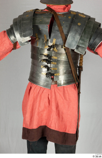  Photos Medieval Knight in plate armor 11 Medieval Soldier Roman soldier red gambeson upper body 0005.jpg